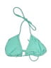 Op Solid Teal Swimsuit Top Size M - photo 1