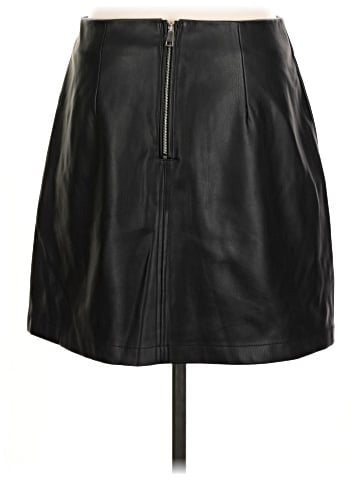Maeve by Anthropologie Faux Leather Skirt (view 2)