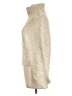Magaschoni Metallic Tan Turtleneck Sweater Size L - photo 5