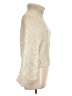 Magaschoni Metallic Tan Turtleneck Sweater Size L - photo 4