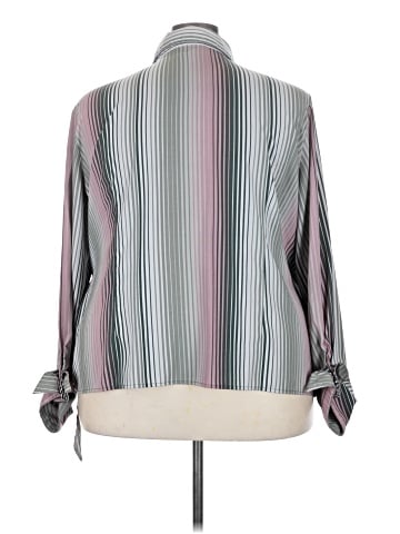Ashley Stewart Long Sleeve Blouse (view 2)