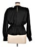 River Island 100% Polyester Black Long Sleeve Blouse Size 16 - photo 2