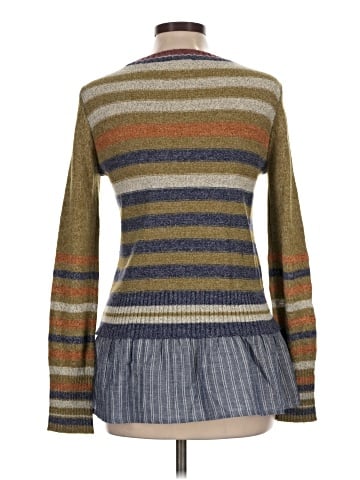 Hem & Thread Pullover Sweater (view 2)