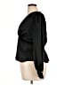 River Island 100% Polyester Black Long Sleeve Blouse Size 16 - photo 5