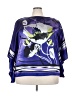 Feathers 100% Polyester Purple Poncho Size 3X - photo 1