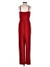 Love Squared Solid Red Jumpsuit Size M - photo 2