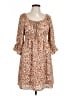 Gilli 100% Polyester Paisley Brown Casual Dress Size L - photo 1