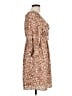 Gilli 100% Polyester Paisley Brown Casual Dress Size L - photo 4