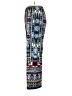 Melissa Paige Print Blue Casual Pants Size L - photo 5
