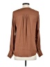 Maison d' Amelie 100% Polyester Brown Long Sleeve Blouse Size XS - photo 2