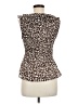Sunny Leigh 100% Polyester Brown Sleeveless Blouse Size M - photo 2