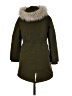 Gap 100% Polyester Green Coat Size M - photo 2