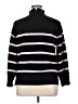 Studio Stripes Black Turtleneck Sweater Size XL - photo 2