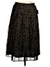 Kaari Blue 100% Polyester Animal Print Black Casual Skirt Size 6 - photo 1