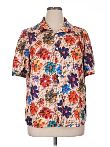 Emery Rose Short Sleeve Blouse (view 1)