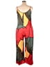 Shein Color Block Red Green Jumpsuit Size XL - photo 2