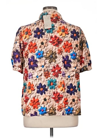Emery Rose Short Sleeve Blouse (view 2)