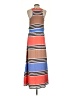 Addison Stripes Brown Casual Dress Size XS - photo 2