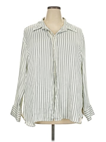 Lane Bryant Long Sleeve Blouse (view 1)