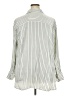 Lane Bryant 100% Polyester Stripes Ivory Long Sleeve Blouse Size 18 - 20 Plus - photo 2