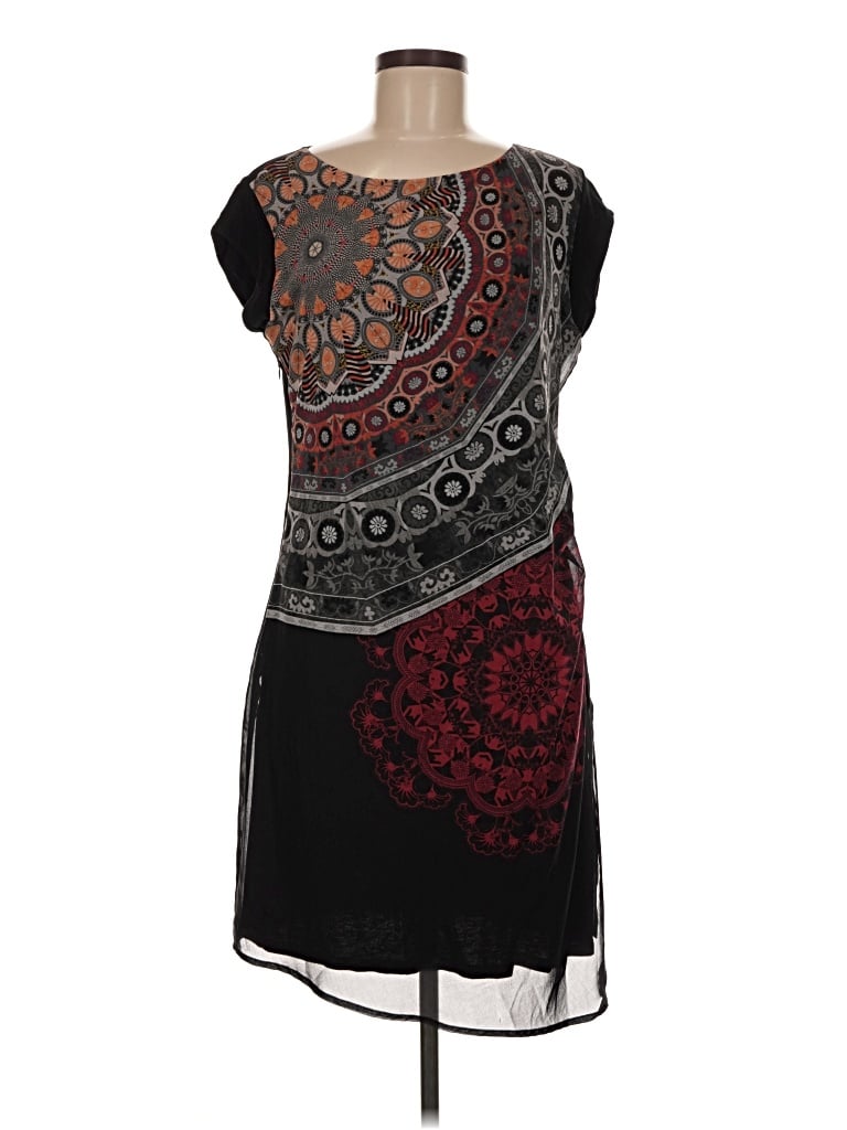 Pre-owned Desigual Casual Dress In Black