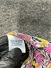 Allison Joy 100% Polyester Paisley Gray Long Sleeve Blouse Size M - photo 8