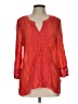 Counterparts Red 3/4 Sleeve Blouse Size L - photo 1