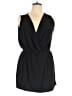 Emma & Michele Solid Black Romper Size L - photo 1