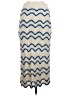 Aqua Chevron-herringbone Blue Casual Skirt Size S - photo 2