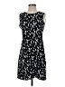 Nine West Graphic Black Cocktail Dress Size S - photo 1