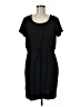 32 Degrees 100% Polyester Solid Black Casual Dress Size M - photo 1
