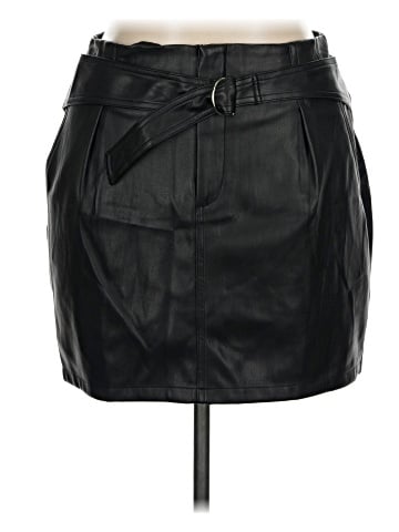 Bar III Faux Leather Skirt (view 1)