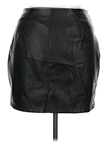 Bar III Faux Leather Skirt (view 2)