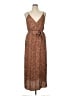 Shein 100% Polyester Paisley Brown Casual Dress Size XL - photo 1