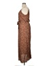 Shein 100% Polyester Paisley Brown Casual Dress Size XL - photo 5