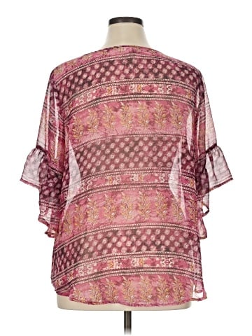 Style&Co Short Sleeve Blouse (view 2)