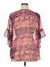 Style&Co Pink Short Sleeve Blouse Size XL - photo 2