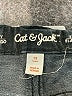 Cat & Jack Solid Black Jeans Size 12 - photo 3