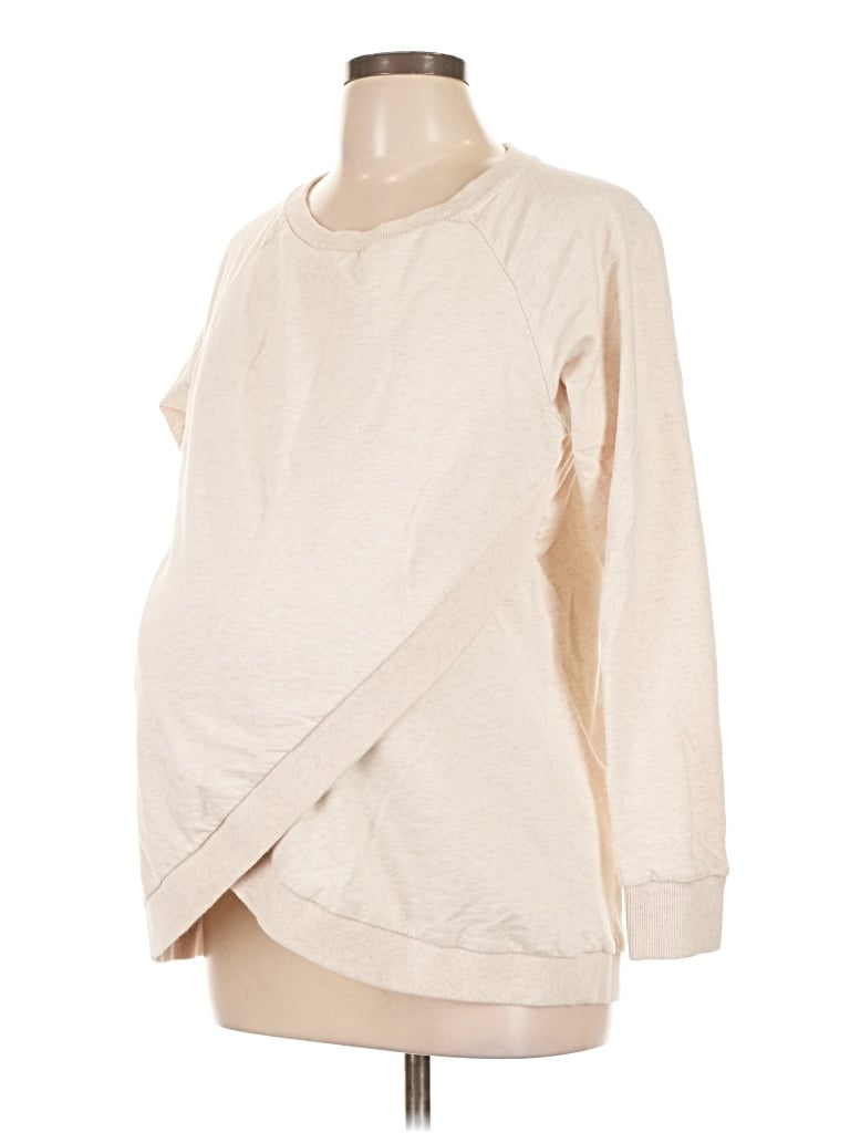 Pre-owned Seraphine Sweatshirt In Ivory