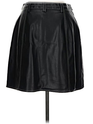 Maeve Faux Leather Skirt (view 2)