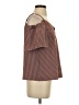MOUSSY Brown Short Sleeve Blouse Size Sm (1) - photo 4