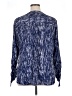 Express 100% Polyester Blue Long Sleeve Blouse Size XL - photo 2