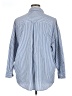 Old Navy 100% Cotton Stripes Blue Long Sleeve Button-Down Shirt Size XL - photo 2