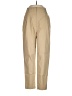A.L.C. Solid Tan Linen Pants Size 8 - photo 1