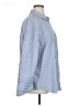 Old Navy 100% Cotton Stripes Blue Long Sleeve Button-Down Shirt Size XL - photo 4