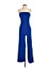 Crystal Sky Solid Blue Jumpsuit Size S - photo 1