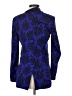 Diane von Furstenberg Print Blue Blazer Size 4 - photo 2