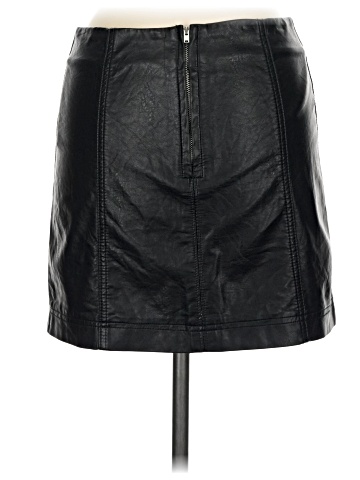 Newbury Kustom Faux Leather Skirt (view 2)