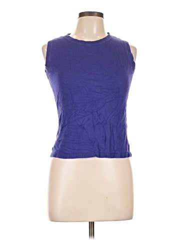 August Silk Sleeveless T-Shirt (view 1)