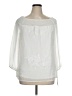 AB Studio 100% Polyester Ivory 3/4 Sleeve Blouse Size XL - photo 1